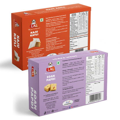 Kaju Katli 400gm & Soan Papdi Premium 400gm