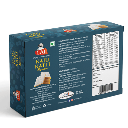 Lal Sweets Premium Kaju Katli - 400g